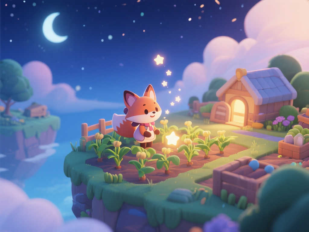 治愈风像素农场《空岛小农》登场！小狐娘除草施肥乐趣多