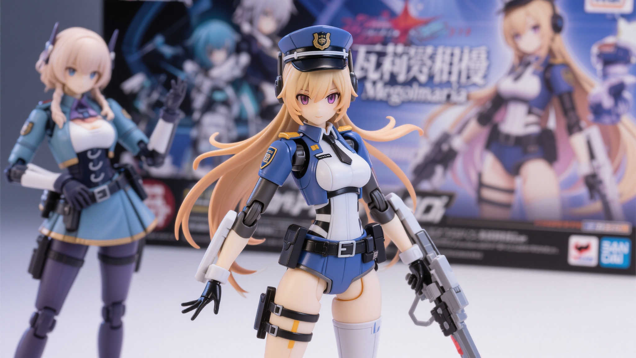 寿屋《无限相遇 Megalomaria》英姿女警拼装人偶